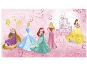 Disney Princess Roommates JL1388M Removable Wall Mural 10.5 x 6 Ft Pink Decal - Picture 1 of 3