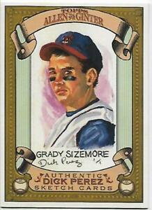 2007 Topps Allen and Ginter Dick Perez Sketches #8 Grady Sizemore NM-MT Indians 