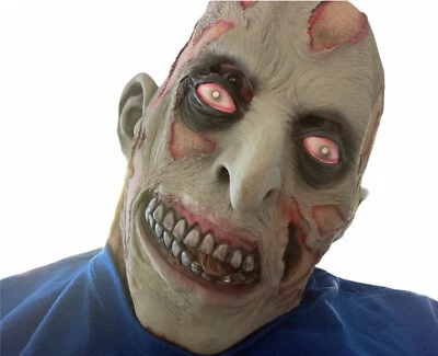 Rubber Mask Zombie Ghoul Adult Unisex Halloween Cosplay - Image 1 of 4