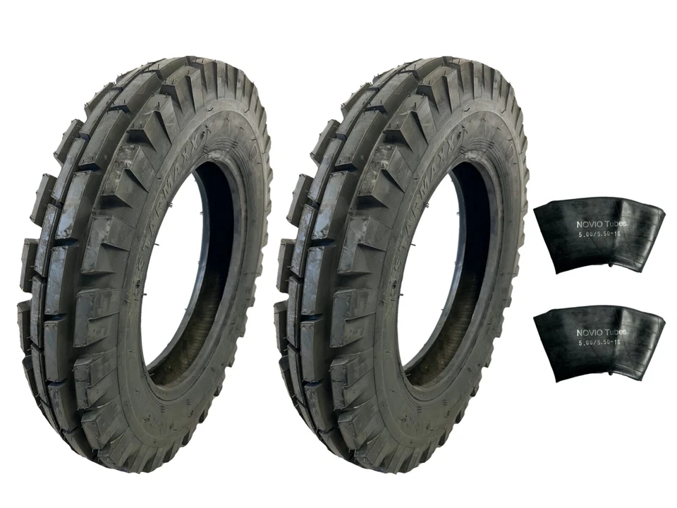 5.50-16 Starmaxx/Petlas TR40/TD16 - 6PR - 86/A6 - AS Front - Set inkl.Schläuche - Bild 1 von 3