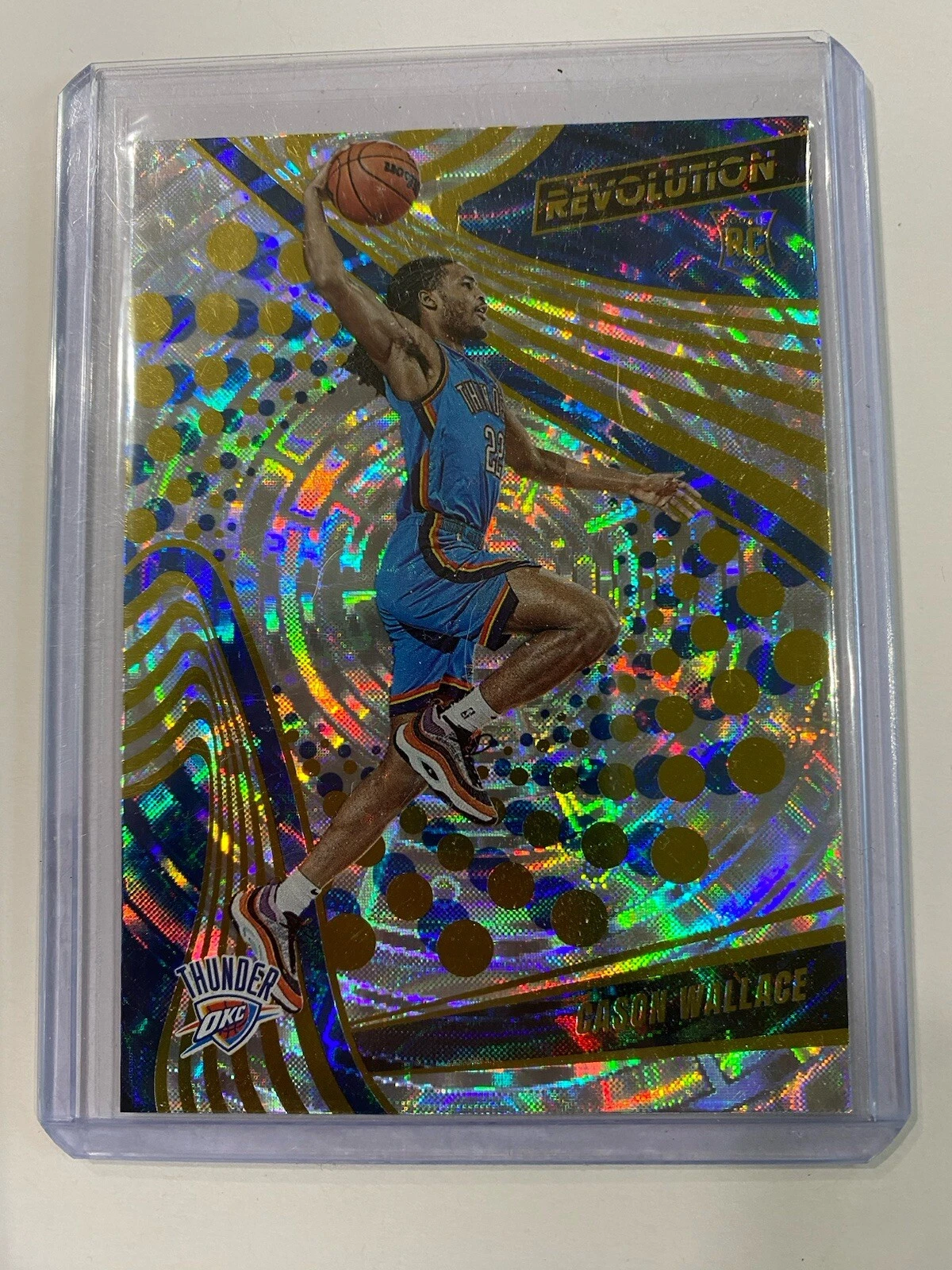 2023-24 Panini Revolution - Rookies Fractal #102 Cason Wallace (RC)
