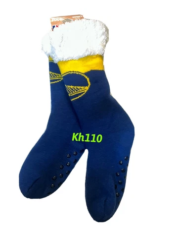 NBA Golden State Warriors Footy Slippers-Non Skid Men's 5-9/Women's 6-10 Cover