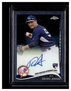 2014 Topps Chrome Rookie Autographs #212 Dean Anna  AU