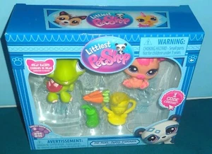 Littlest Pet Shop LPS Pet Pairs Series 2 G7 Gen 7 #94 Turtle & #95 Bunny NEW - Picture 1 of 4
