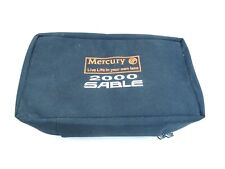 Mercury 2000 Sable First Aid Kit Emergency Flashlight Black Canvas Case Maglite