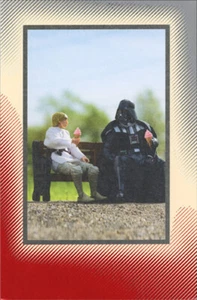 Darth Vader Luke Skywalker Ice Cream Cones Funny Star Wars Father's Day Card - Picture 1 of 2