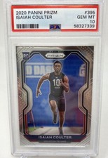 2020 Panini Prizm #395 Isaiah Coulter ROOKIE CARD ~ PSA 10 ~ POP 1