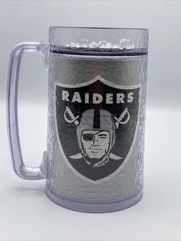 Vintage Oakland Raiders - Team NFL ThermoServ Mug Made In USA Cover