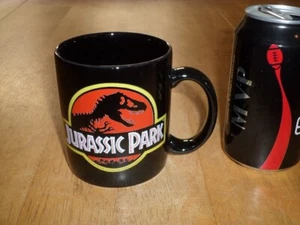 [ DINOSAURS ] "JURASSIC PARK" LOGO, Ceramic Coffee Cup / Mug, VINTAGE - Picture 1 of 9
