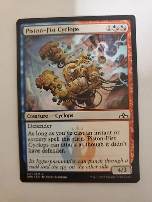 MTG Magic The Gathering Card Piston-Fist Cyclops Creature Cyclops Guilds Of Ravn - Image 1 of 2
