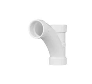 Pipa Charlotte 4 pulgadas Peine de PVC Wye DWV y curva de 1/8 - Imagen 1 de 3