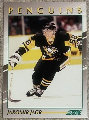 1991-92 Score “Young Superstar” Jaromir Jagr #38 - Image 1 of 2