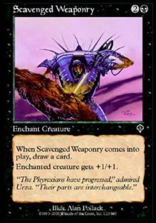 Scavenged Weaponry - Light Play MTG Invasion - Image 1 of 1