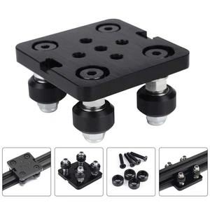 3d Printer Extruder Back Support Plate Aluminum Profile Pulley - Afbeelding 1 van 12