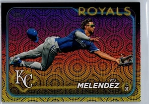2024 Topps #372 MJ Melendez Holiday Kansas City Royals - Picture 1 of 2