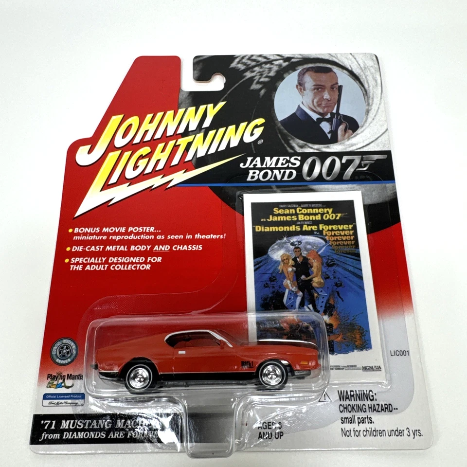 Johnny Lightning 1971 Mustang Mach 1 James Bond Diamonds Are Forever Diecast Car