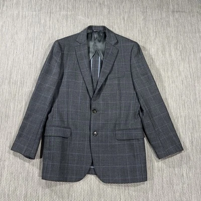 Brooks Brothers Blazer Men 41R Gray Wool GlenCheck Fitzgerald Fit Sport Jacket - Image 1 of 4