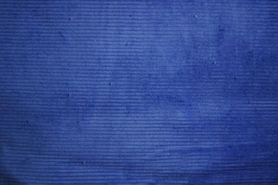2+ Yards Solid Blue Fabric Corduroy 101" X 44" - Image 1 of 2