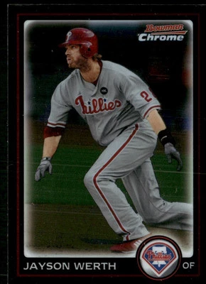 Bowman Chrome Jayson Werth Philadelphia Phillies #17 2010 Foto 1 de 2