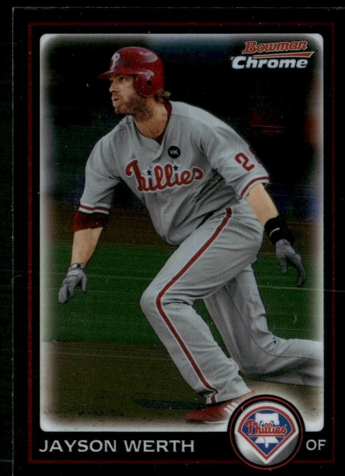 2010 Bowman Chrome Jayson Werth Philadelphia Phillies #17 - Image 1 of 2