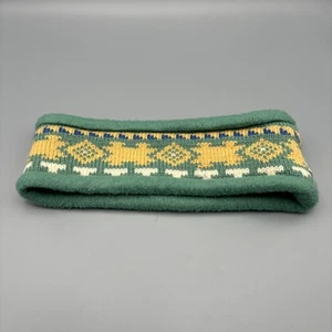 Vintage Turtle Fur Winter Headband Ear Warmer Sugarloaf Ski Mountain Multicolor - Picture 1 of 4