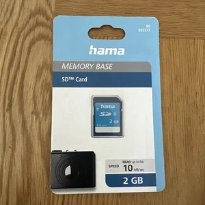 Hama 2GB SD Card High Speed 10MB/s, Class 4, Brand new in sealed pack, UK Seller - Picture 1 of 2