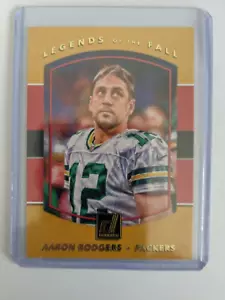 2017 Panini Donruss Legends of the Fall Red Parallel AARON RODGERS #9 🏈 - Picture 1 of 2