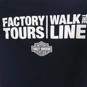 Camiseta Recortada Negra HARLEY-DAVIDSON MOTORCYCLES Factory Tours Kansas City MO Med - Imagen 1 de 8