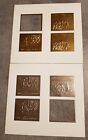 Guyana Olympic Games Atlanta Usa 2 Blocks (6 Stamps Gold &Silver) Imperfore Mnh