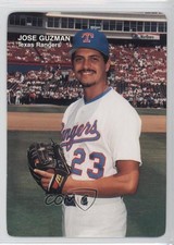 1989 Mother's Cookies Texas Rangers Stadium Giveaway Jose Guzman #25
