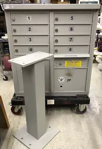 Salsbury Industries Mailbox 8 Slots Private Access Outgoing With Stand - Picture 1 of 10