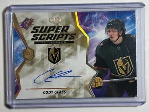 2020-21 UD SPx Cody Glass Super Scripts Gold #S-CG - 18/25 - Picture 1 of 2