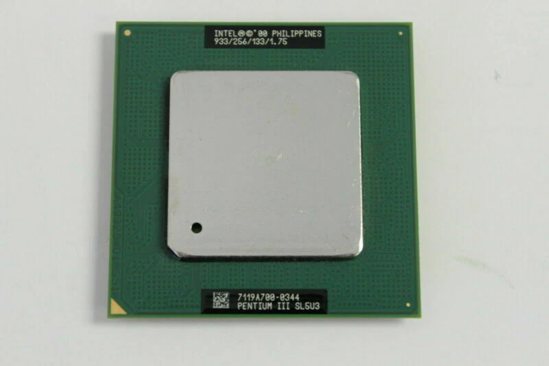 SL5U3 Intel Corporation 933MH 256K 133MHZ 1.75 PIII Processor CPU - Image 1 of 1