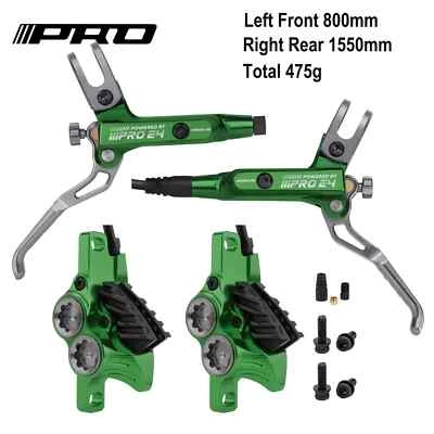 4 Piston Bicycle Hydraulic Brake MTB AM DH Road Bike Oil Pressure Disc Brake - Image 1 of 4