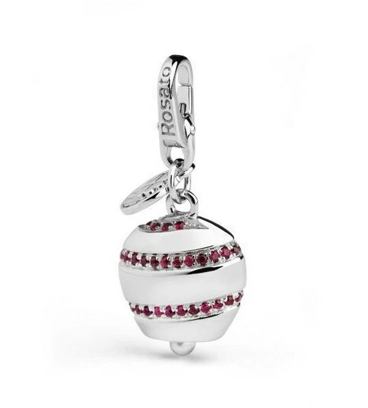Ciondolo campanella Rosato Charm My luck argento zirconi LU013  - Immagine 1 di 1