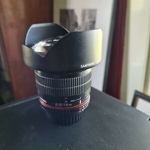 Samyang 14mm f/2.8 ED AS IF UMC Lens for Nikon F, as new