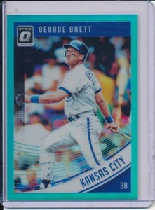 George Brett 2018 Panini Donruss Optic Holo Aqua Prizms 042/299 - Picture 1 of 2