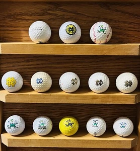Vintage University of Notre Dame Fighting Irish College LOU HOLTZ Logo Golf Ball - Picture 1 of 4
