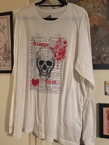 Sam & Colby Brock XPLR Fanjoy White Skull Always Müde Longsleeve - Gr. 2XL - Bild 1 von 4