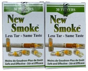 2 Stück NEU SMOKE Zigarettenfilter = 60 Filter - senkt Nikotin Nic Out & Teer - Bild 1 von 15