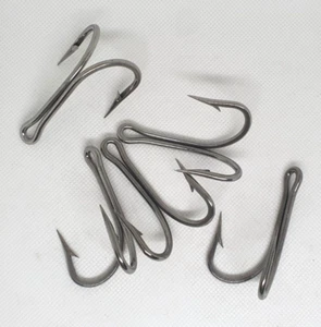 5 Pezzi Ami doppi in acciaio - MUSTAD - Ref. 7982HS - Size 8/0 - EF112 - Picture 1 of 5