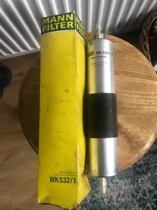 MANN WK532/1 Fuel In-Line Filter 59mm Outer Diameter Fits BMW 3 Series Z3 NOS - Picture 1 of 5