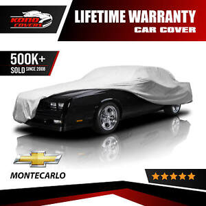 Chevy Monte Carlo 4 Layer Car Cover Outdoor Water Proof Rain Snow Sun 4th Gen