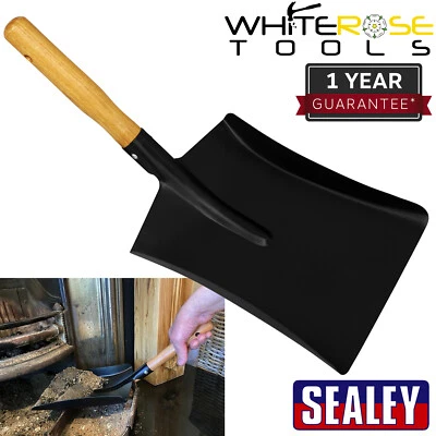 Sealey Coal shovel 8" with 228mm Wooden Handle Garden Household Garage - Image 1 of 4