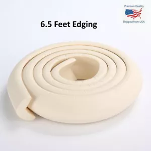 Beige - Corner Protector Foam Bumper Baby Safety Guard Strip Table Edge Desk 2M - Picture 1 of 3