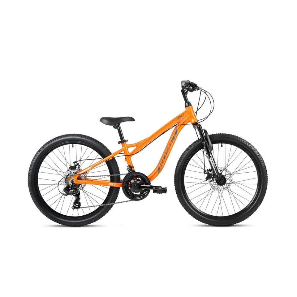 24 Zoll Romet Rambler Fit Mountainbike 21-Gang Scheibenbremsen, Alurahmen Orange - Bild 1 von 1