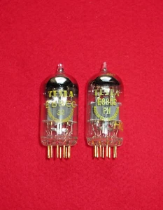 1x E88CC TESLA NOS NEW Tube Tested Balanced Tube NEW Valve 6922 Valvula Goldpi - Picture 1 of 1