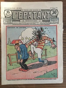 L'EPATANT 1473 du 22 Octobre 1936.Couverture Pieds Nickelés par Perré ... EO - Imagen 1 de 1