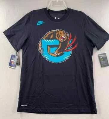 Memphis Grizzlies Nike Hardwood Classic Logo Performance T-Shirt Men's HWC Retro - Image 1 of 4