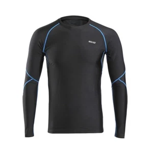 Men's Breathable Casual Leggings Cotton Pants Sports Long Sleeve T-shirt Suits - Picture 1 of 21